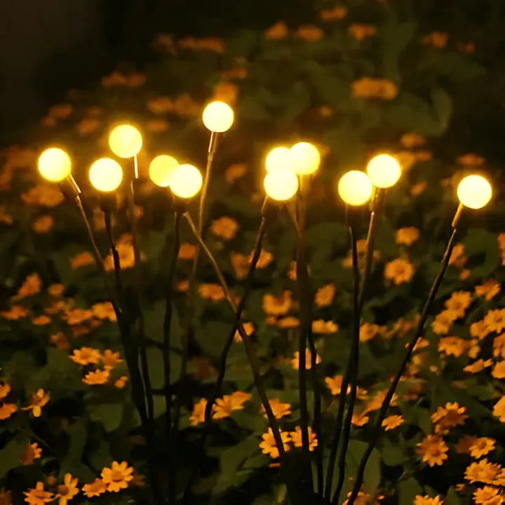 Garden Solar Lights with Firefly Motion and Warm White LEDs, Weather-Resistant Veldora