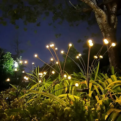 Garden Solar Lights with Firefly Motion and Warm White LEDs, Weather-Resistant Veldora
