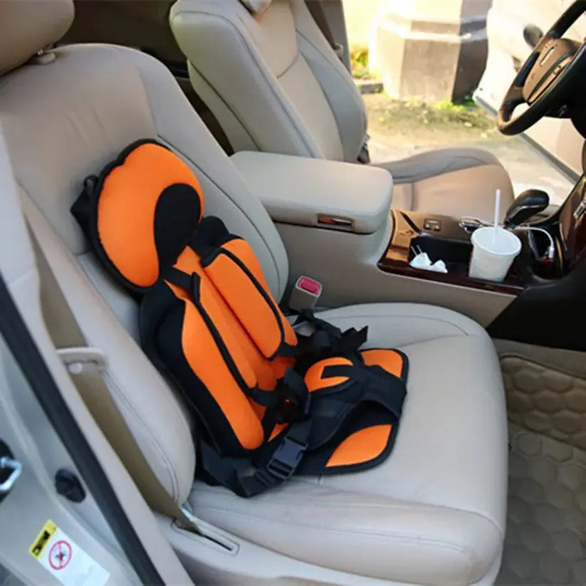 Portable Travel Car Seat with Five-Point Harness and Foldable Lightweight Design, Ages 1-14 Veldora