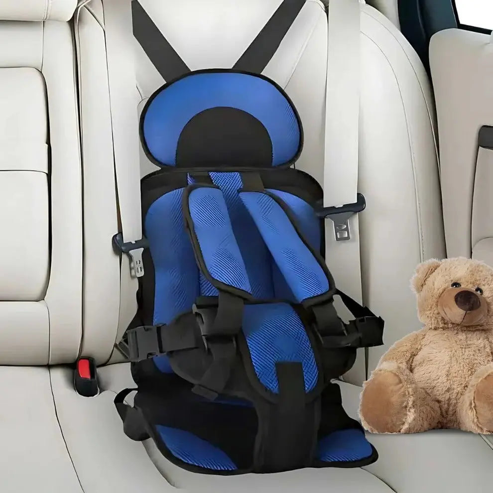 Child Car Seat Cushion with Five-Point Harness and Breathable Mesh, Adjustable Non-Slip Base Veldora