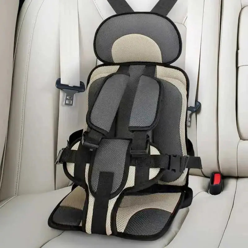 Child Car Seat Cushion with Five-Point Harness and Breathable Mesh, Adjustable Non-Slip Base Veldora