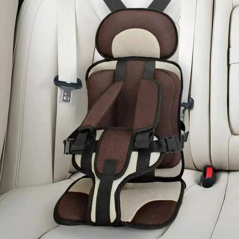 Child Car Seat Cushion with Five-Point Harness and Breathable Mesh, Adjustable Non-Slip Base Veldora