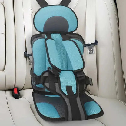 Child Car Seat Cushion with Five-Point Harness and Breathable Mesh, Adjustable Non-Slip Base Veldora