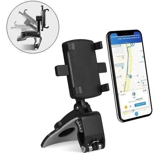 Car Phone Mount with 360° Rotation and One-Handed Pivot, Multi-Position Mounting Veldora