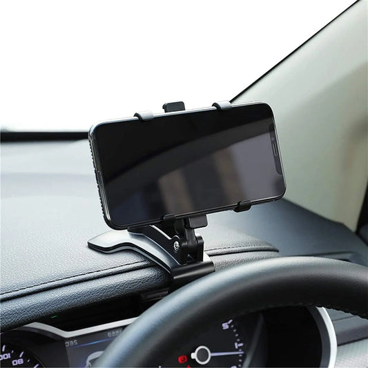 Car Phone Mount with 360° Rotation and One-Handed Pivot, Multi-Position Mounting Veldora