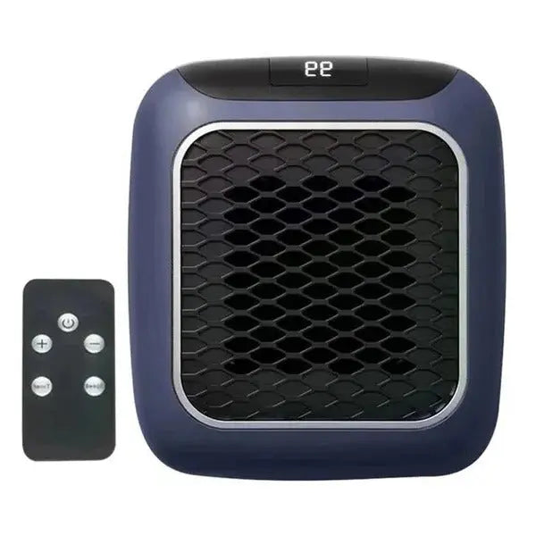 Plug-In Ceramic Space Heater with Digital Thermostat and 12-Hour Timer, 800W Veldora