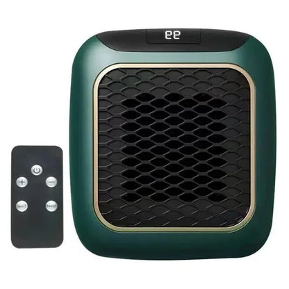 Plug-In Ceramic Space Heater with Digital Thermostat and 12-Hour Timer, 800W Veldora