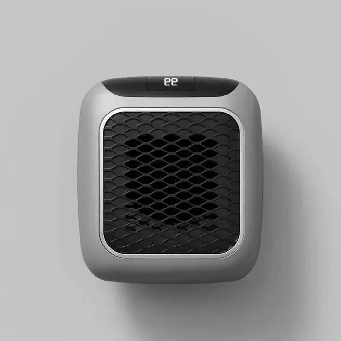 Plug-In Ceramic Space Heater with Digital Thermostat and 12-Hour Timer, 800W Veldora