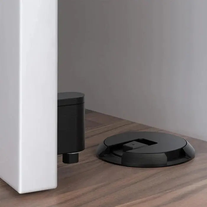 Adjustable Door Stop with Locking Grip and Adhesive or Screw Mount, Fits 0.98in Gaps Veldora