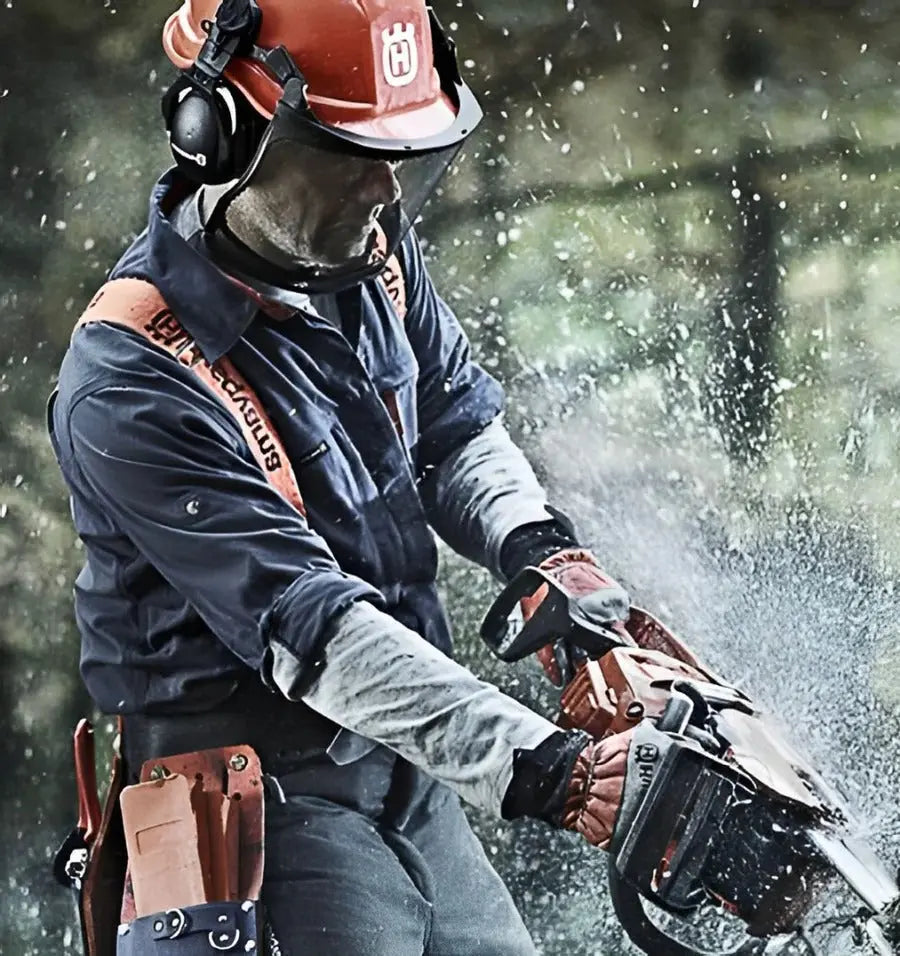 Chainsaw Sharpener with Guided Stone and Adjustable Locating Pin for Two-Hole Bars Veldora