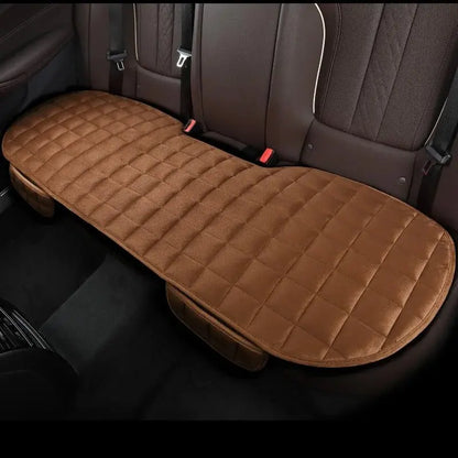 Backseat Cushion Cover with Thick Velvet Padding and Adjustable Straps, Full Bench Fit Veldora