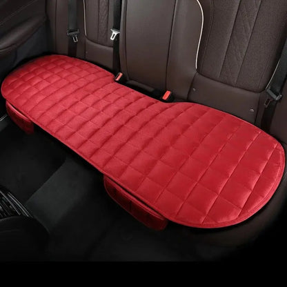 Backseat Cushion Cover with Thick Velvet Padding and Adjustable Straps, Full Bench Fit Veldora