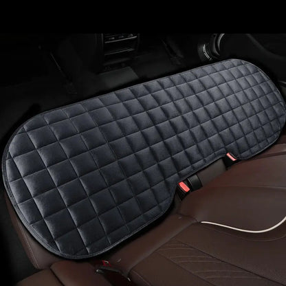 Backseat Cushion Cover with Thick Velvet Padding and Adjustable Straps, Full Bench Fit Veldora