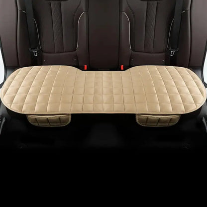 Backseat Cushion Cover with Thick Velvet Padding and Adjustable Straps, Full Bench Fit Veldora