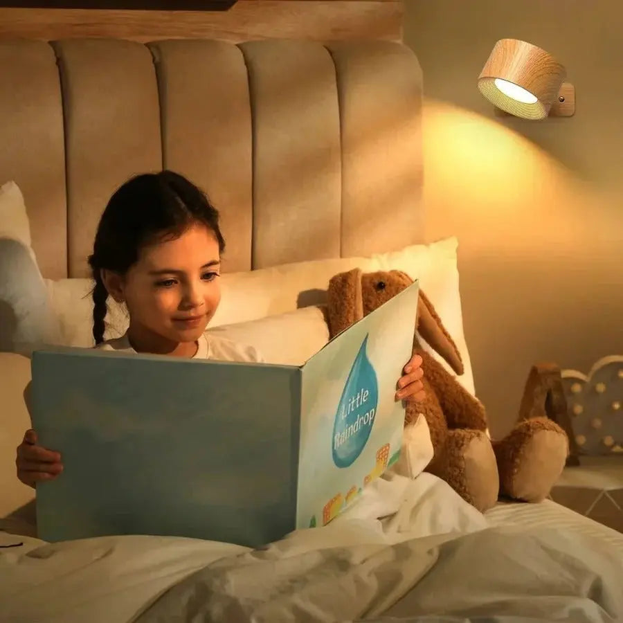 Magnetic Rechargeable Wall Light with 360-Degree Rotation and Touch Controls, USB-C Veldora