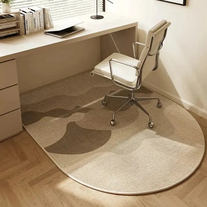 Chair Mat for Hardwood Floors with Short Pile Velour and Non-Slip Backing, Low Profile Veldora