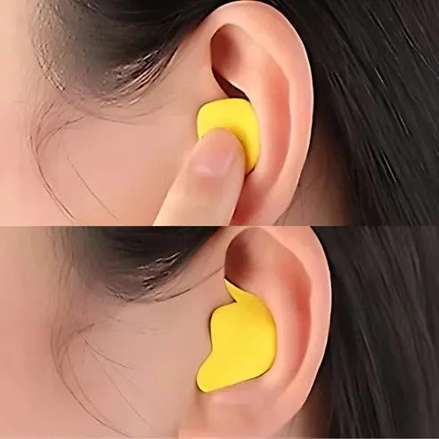 Sleeping Ear Plugs with Custom Molded Silicone and Water-Resistant Design, Reusable Case Veldora