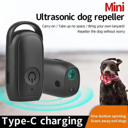 Ultrasonic Dog Deterrent with One-Button Control and Compact Handheld, Battery Powered Veldora