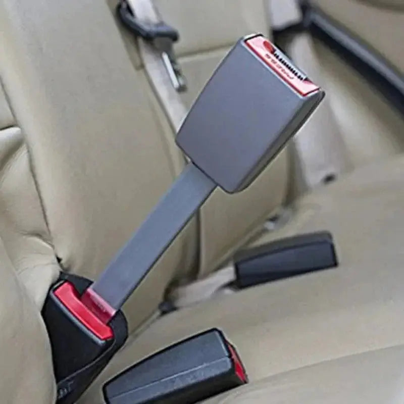 Seat Belt Extension with Upright Rigid Stem and 11-Inch Length, Quick Click-In Fit Veldora