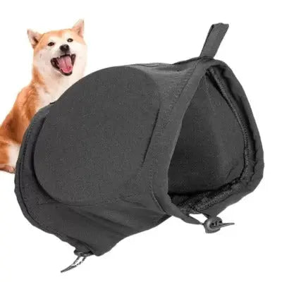 Dog Noise Reducing Ear Muffs with Plush Insulated Fabric and Adjustable Pull-Rope Fit Veldora