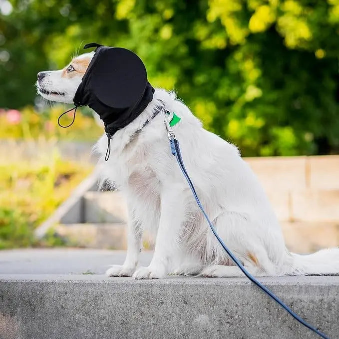 Dog Noise Reducing Ear Muffs with Plush Insulated Fabric and Adjustable Pull-Rope Fit Veldora