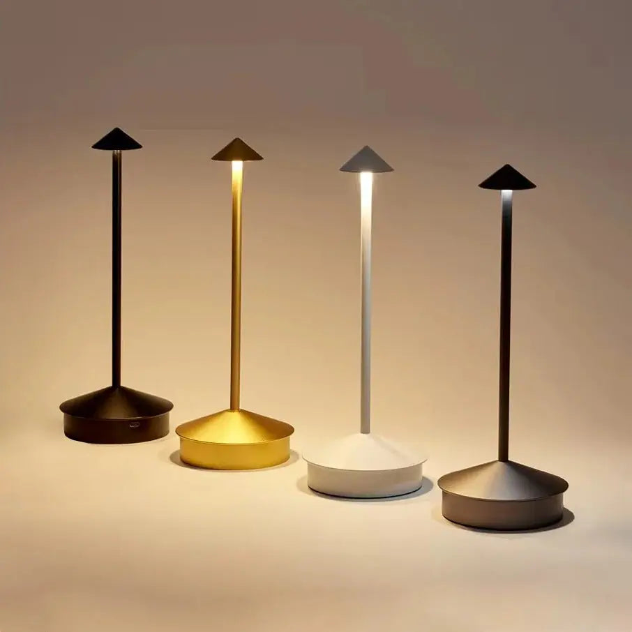 LED Desk Lamp with Touch Controls and Rechargeable Battery, 3 Color Temperatures Veldora