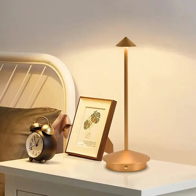 LED Desk Lamp with Touch Controls and Rechargeable Battery, 3 Color Temperatures Veldora