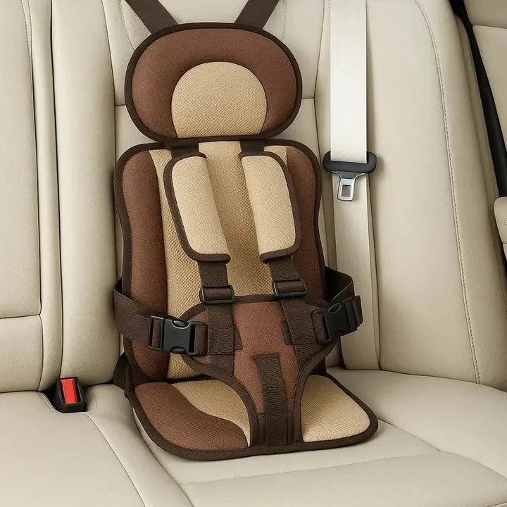 Travel Booster Seat with Foldable Design and Integrated 5-Point Harness, Carry Bag Veldora