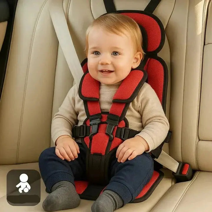 Travel Booster Seat with Foldable Design and Integrated 5-Point Harness, Carry Bag Veldora