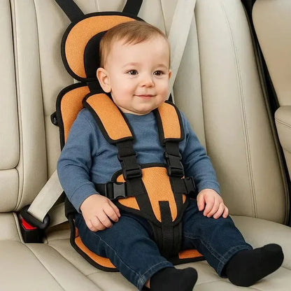 Travel Booster Seat with Foldable Design and Integrated 5-Point Harness, Carry Bag Veldora