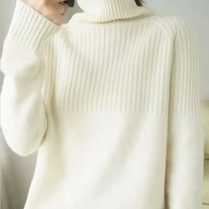 Cashmere Turtleneck Sweater with Fine Gauge Knit and Lightweight Warmth, Regular Fit Veldora