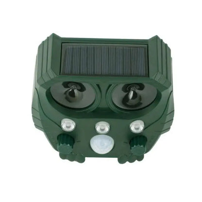 Ultrasonic Animal Repeller with Solar Power and Motion-Activated IR Light, 26-Foot Range Veldora
