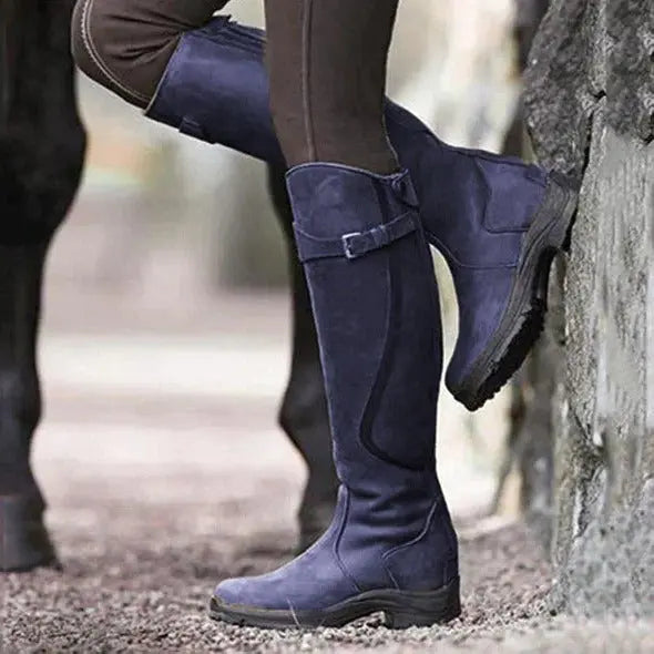 Women's Water-Resistant Boots with Insulated Shaft and High-Grip Outsole, Removable Insole Veldora