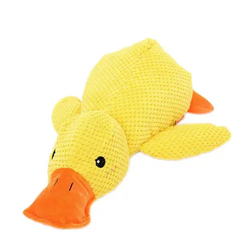 Plush Duck Toy for Dogs with Low Quack and Durable Soft Fabric, Machine Washable Veldora