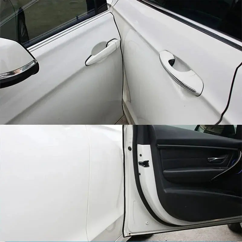 Door Edge Guard with U-Shaped Channel and Universal Fit, 16.4 Ft Trim-to-Fit Veldora