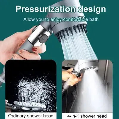 High Pressure Shower Head with Micro Nozzles and 9-Layer Filter, Flow Pause Veldora