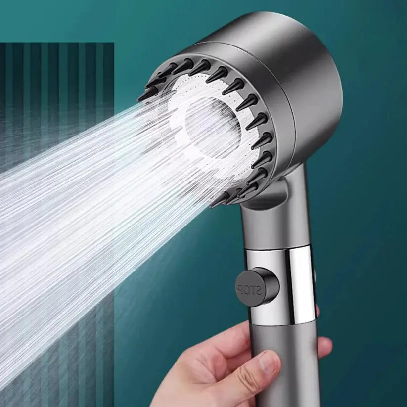 High Pressure Shower Head with Micro Nozzles and 9-Layer Filter, Flow Pause Veldora