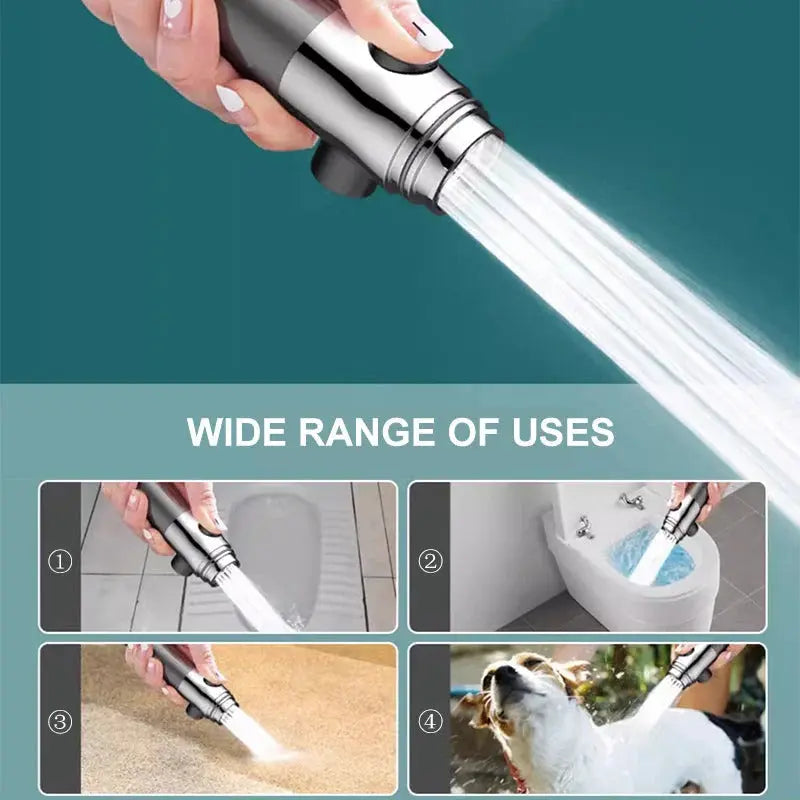 High Pressure Shower Head with Micro Nozzles and 9-Layer Filter, Flow Pause Veldora