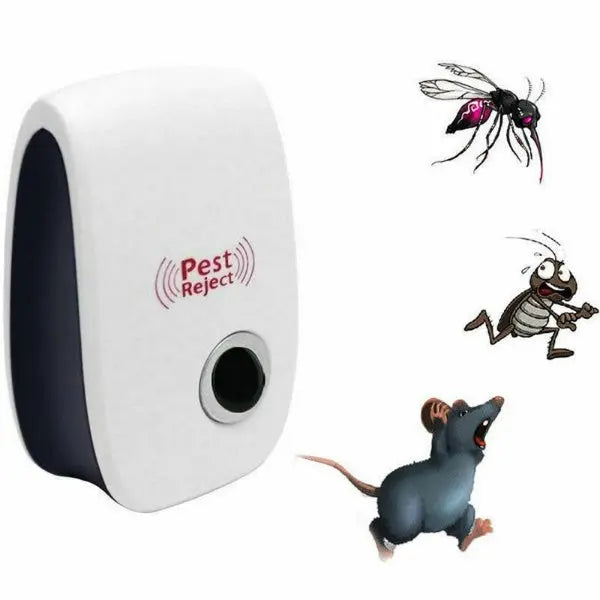 Ultrasonic Rat Deterrent with Broad Coverage and Low Energy, Nonchemical Home Pest Control Veldora
