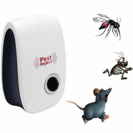 Ultrasonic Rat Deterrent with Broad Coverage and Low Energy, Nonchemical Home Pest Control Veldora