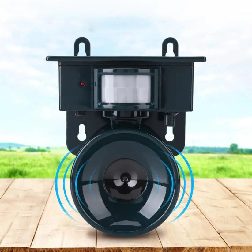 Solar Motion Sensor Bird Repellent with Adjustable Sound and PIR Sensor, Weatherproof Veldora