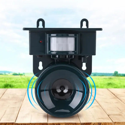 Solar Motion Sensor Bird Repellent with Adjustable Sound and PIR Sensor, Weatherproof Veldora