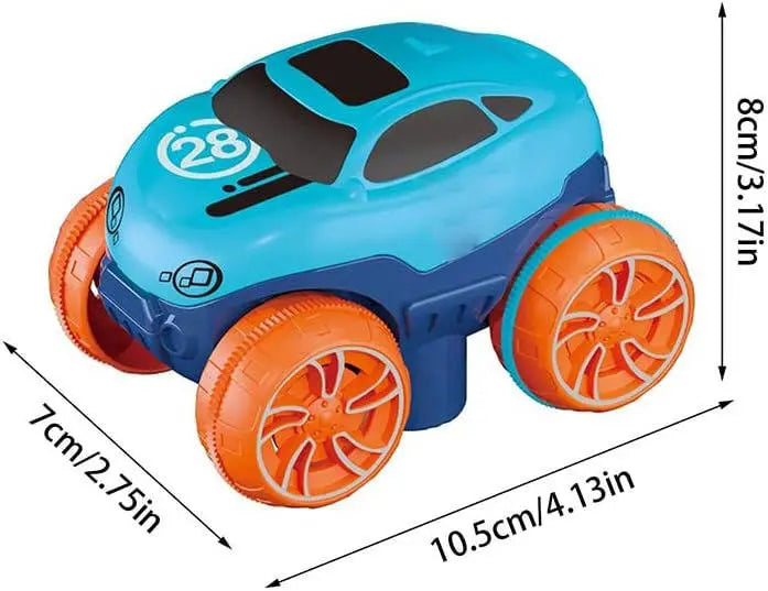 Kids Glow Race Track with Flexible Snap Segments and LED Car, USB Rechargeable Veldora