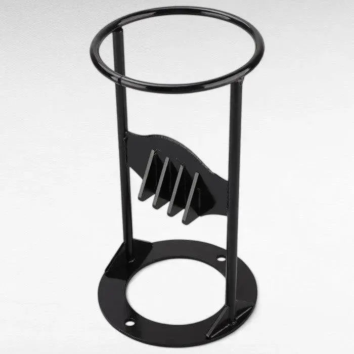 Manual Log Splitter with Fixed Wedge and Rounded Carry Handle, Cast Iron Construction Veldora