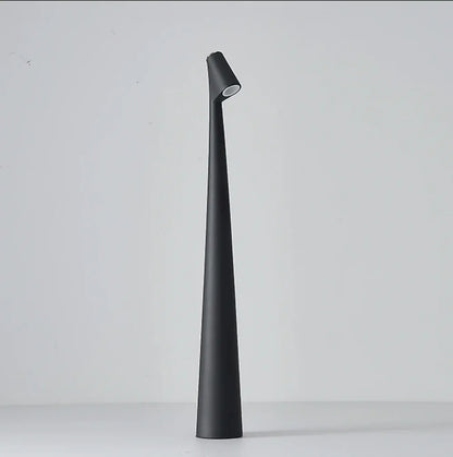 Minimalist Table Lamp with Stepless Dimming and USB-C Rechargeable, Adjustable Color Temp Veldora