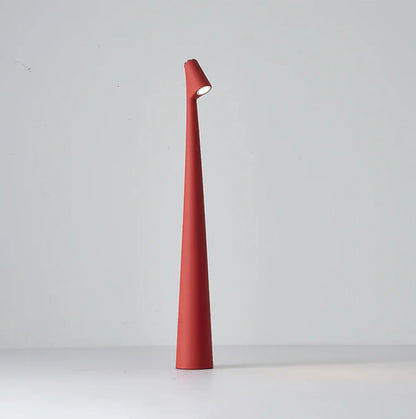 Minimalist Table Lamp with Stepless Dimming and USB-C Rechargeable, Adjustable Color Temp Veldora