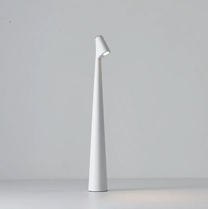 Minimalist Table Lamp with Stepless Dimming and USB-C Rechargeable, Adjustable Color Temp Veldora