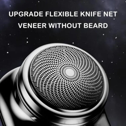 Electric Shaver with Waterproof Foil and Fast USB Charging, Pocket-Friendly Aluminum Body Veldora
