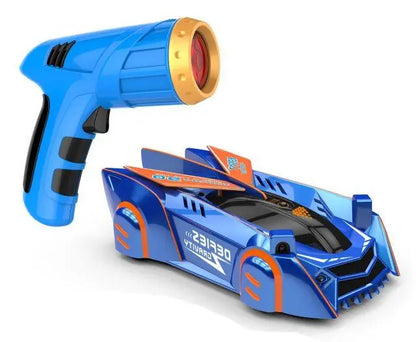 Wall Climbing RC Car with Laser Point Remote and LED Effects, Rechargeable Battery Veldora