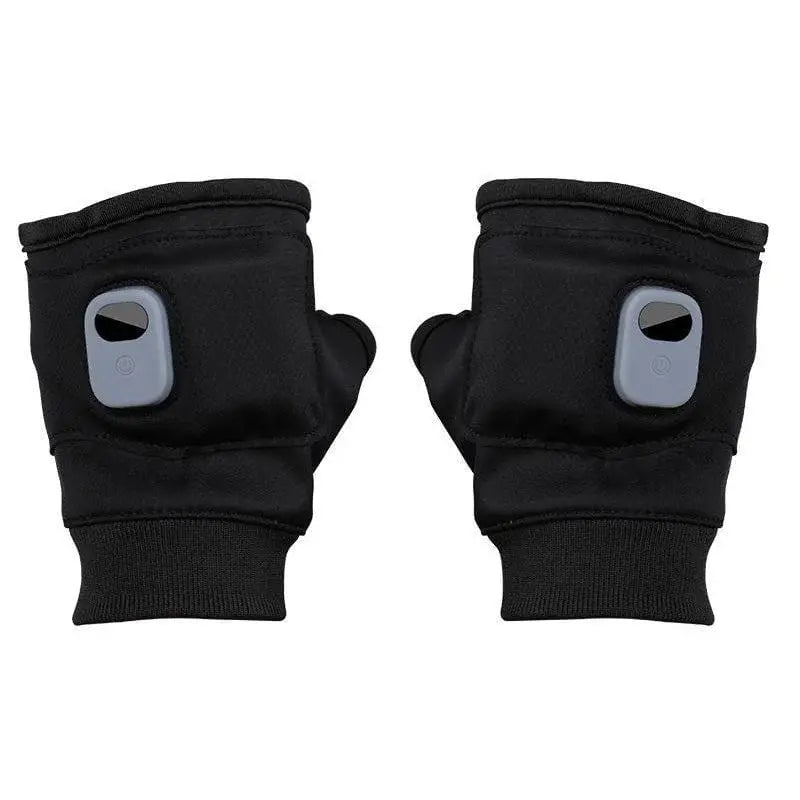 Heated Gloves with USB-C Rechargeable Battery and Adjustable Heat Control, Fingerless Veldora